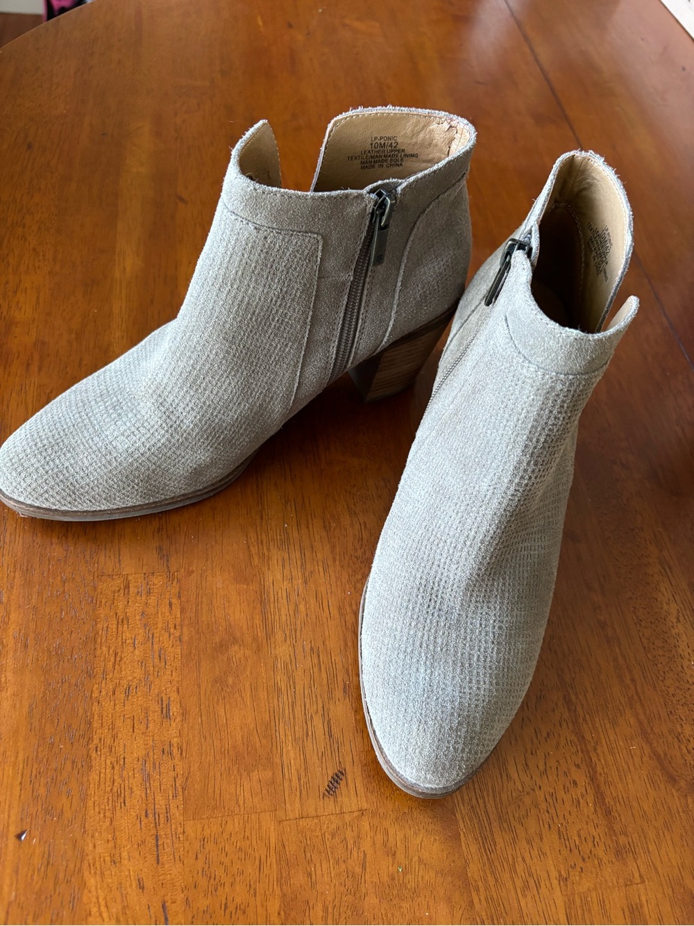 Lucky Brand Suede Booties 10